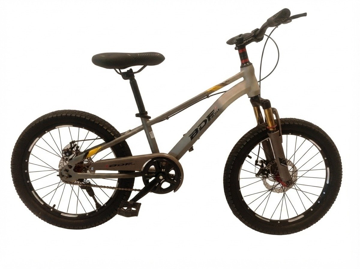 BDF 20" Grey Yellow Front Shock Bicycle